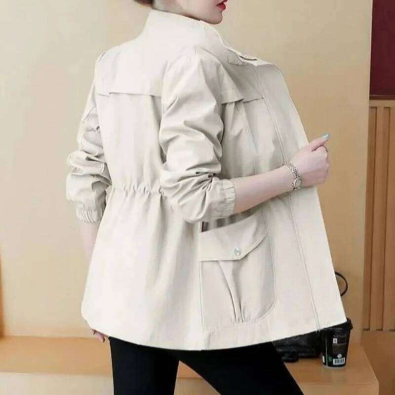Spring Autumn Female Coat Blouson Women's Windbreaker Jackets 2025 Trend Demi-Season Great Korean Style Youthful Sale Fashion