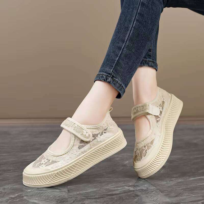 Large Size Hot-selling Fashionable and Versatile Women's Casual Summer Hollow Breathable Shoes