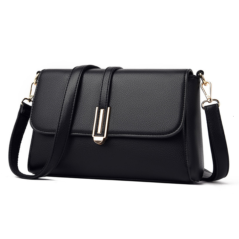 Free Shipping New Fashion Women's Bag Casual Shoulder Crossbody Bag PU Microfiber Leather Luxury Designer Soft Bag