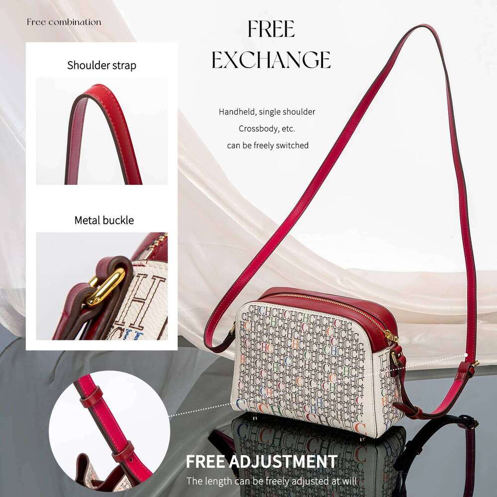 Fashionable Designer Classic Women's Handbag Square PVC Printed Shoulder Bag