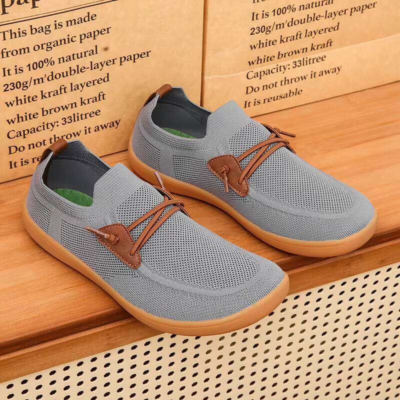 Hot Selling Lightweight Fashion Wide-toed Shoe for Men Comfortable and Shock Absorbing Big Size Sport Sneakers