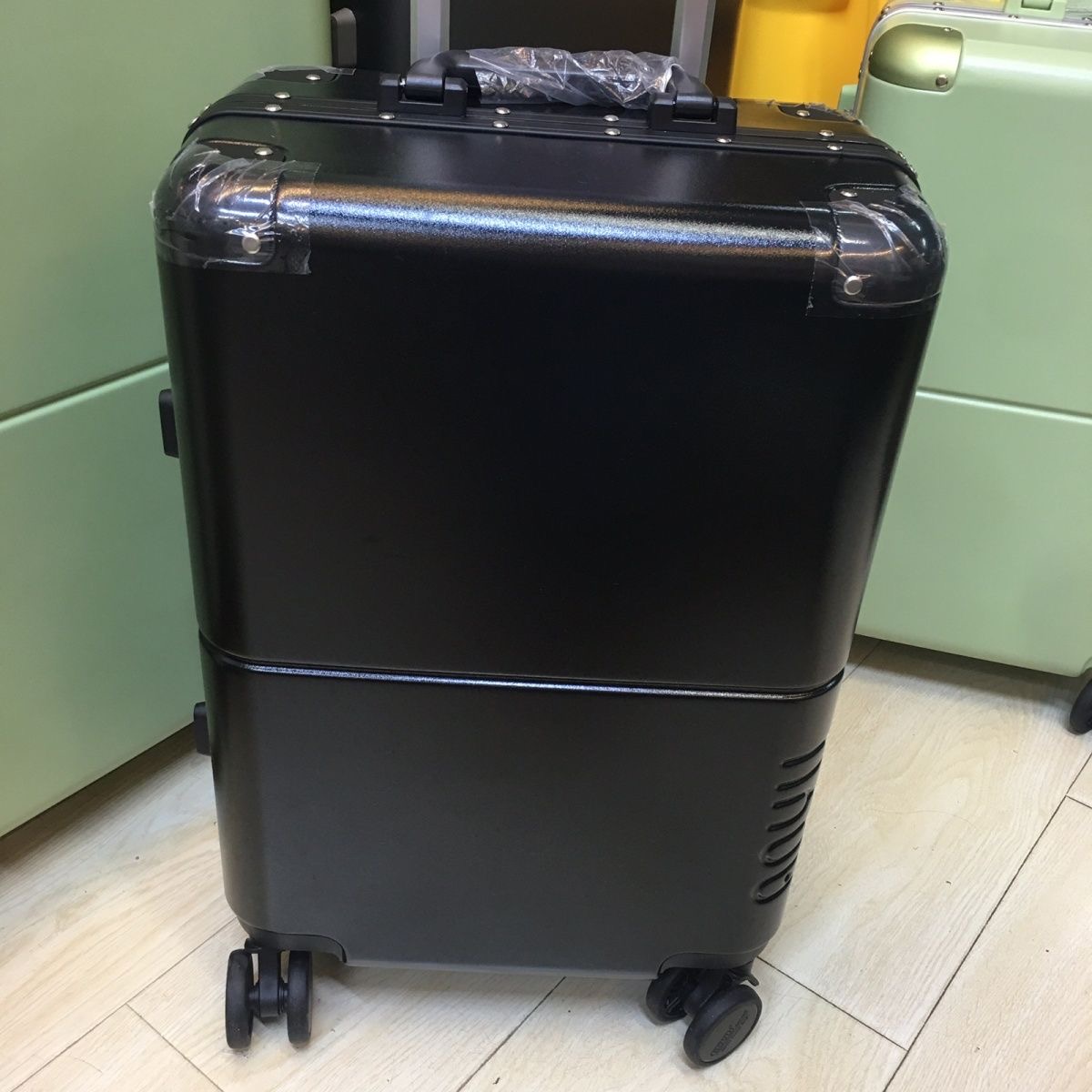 High quality suitcase trolley case large capacity international students password box new aluminium frame suitcase 20 22 24 26inch