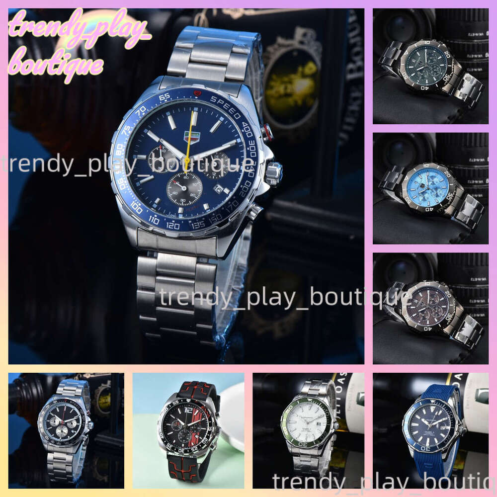 2025 AAA Designer Watches Men Luxury Watch Women High Quality Quartz Montre Tagly Heurs F1 Watch Equation Stainless Steel Leather Rubber Strap Tagly Heurly C2f