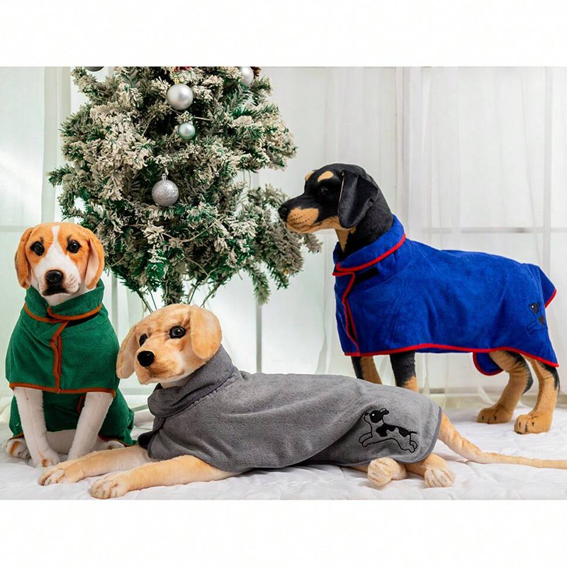 Premium Superabsorbant Dog Dryer Towel Jackets With Easy Fastening