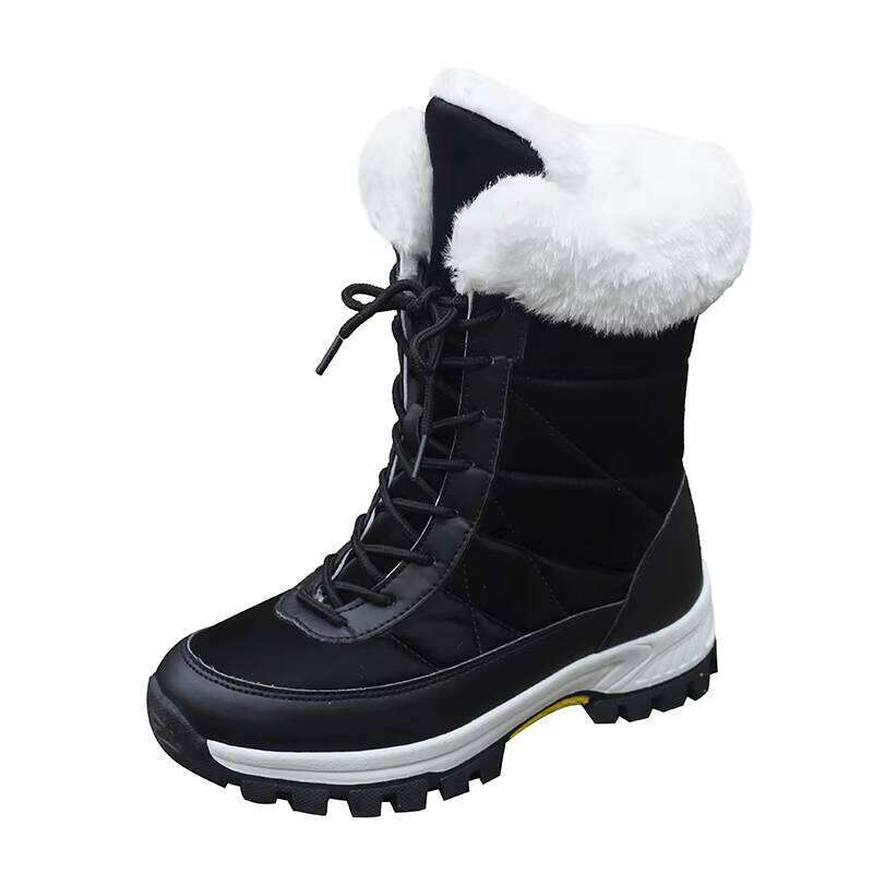 New Fashion Women's Casual Outdoors Warm Plush Women Snow Boots Running Sports Shoes
