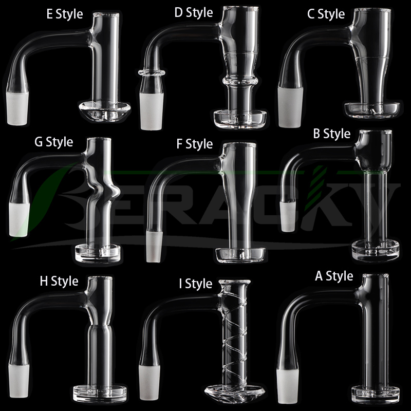 Beracky Full Weld Beveled Edge Seamless Bucket Vortex Control Tower Terp Slurper Quartz Banger