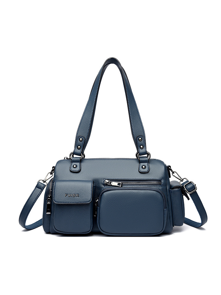 free shipping Women's designer 2025 New Large Luxury Capacity Boston Pillow Bag Multi-Pocket Sweet Cool Handbag Single Shoulder Crossbody Underar