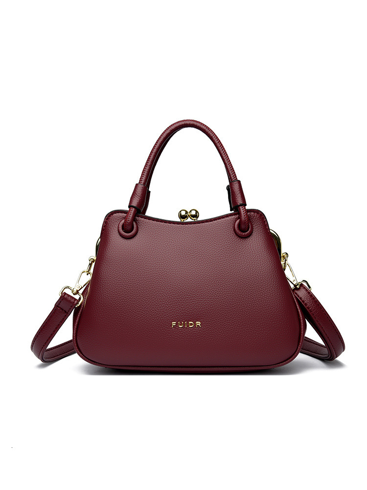 Free Shipping Women's Handbag 2025 Summer Luxury New Designer Fashion Clip Handle Crossbody Bag Simple Four Seasons Gift For Mom