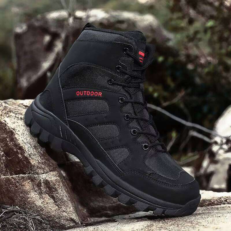 Factory Direct New Popular Quality Outdoor High Top Safety Shoes for Men Hiking Boots
