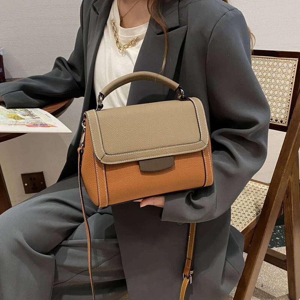 Genuine Leather Crossbody Women's 2023 New Fashion Versatile Handbag Classic Trendy Design Shoulder Bag For Lady