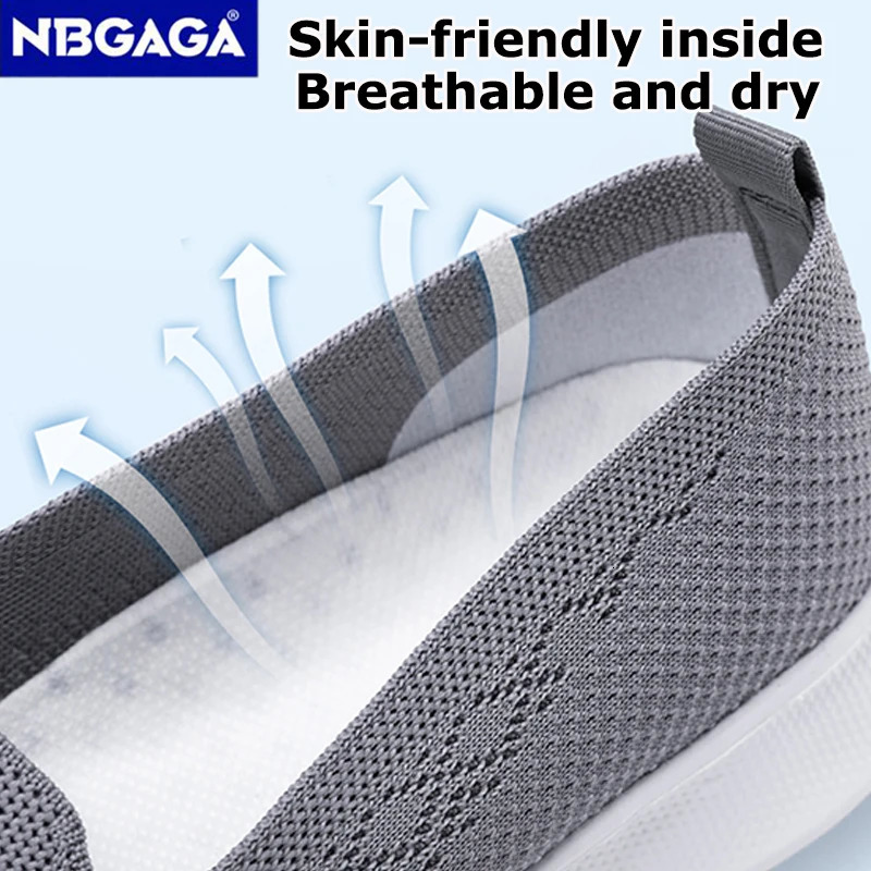 Women Comfortable Shoes Summer Flat Shoes Breathable Mesh Outdoor Walking Shoes Slip On Female Casual Sneaker Lightweight 250603