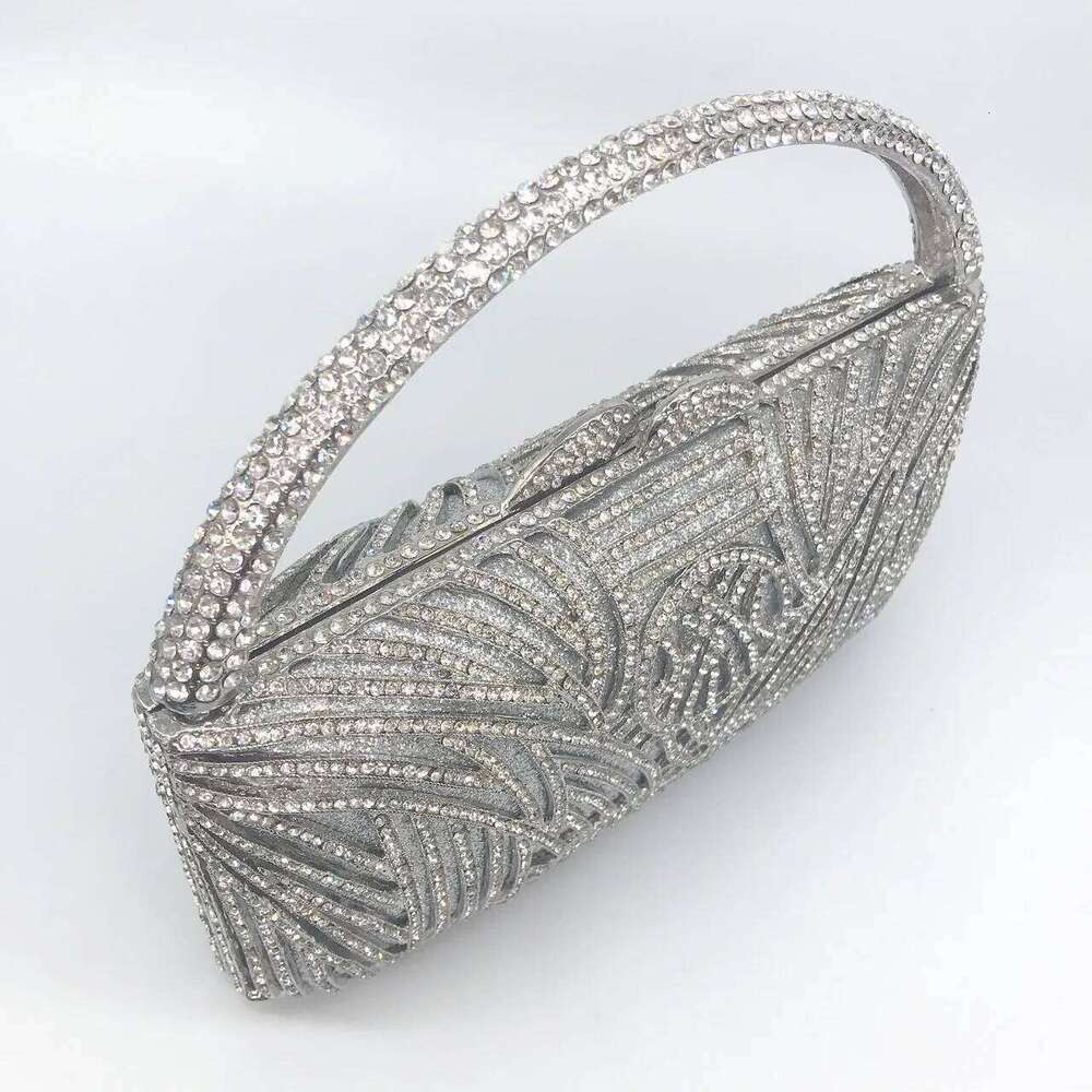 Women Clutch Evening Bag Wedding Crystal Lady Cell Phone Pocket Purse Female Sparkly Wallet for Party Gift