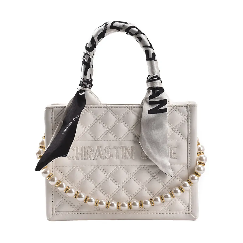 Shoulder Designer Tote Handbag Fashion Comter Large Capacity Shopping Bag Mesh Crossbody se Ladies White Free shipping