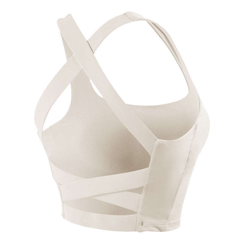 DHEssentials Womens Padded Sports Bra Yoga Tank U Back Longline Crop Top for Running Workout Gym Activewear a4