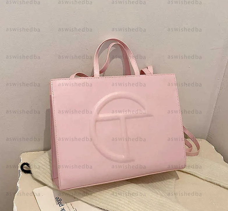 Designer bag 2 Sizes Tote Shoulder Bags Soft Leather Mini Handbags Women Handbag Crossbody Fashion Shopping Pink White Purse Bag