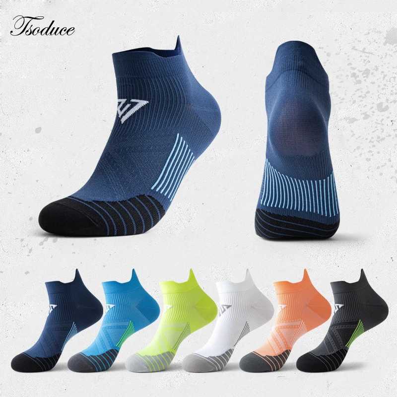 Summer Running Socks Men Women Fitness Sports Quick-drying Sweat-absorbing Breathable Anti-friction Marathon Ankle Tab Socks Z250610