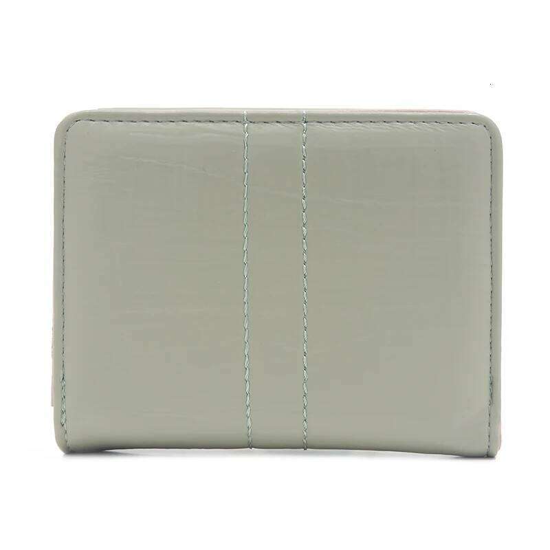 ins Wallet woman new Japanese and South Korea small fresh solid color personality love hardware buckle folding three-fold MASA