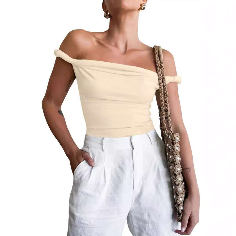 Women's T-Shirt Tank Twist Knot Strap Vest Sexy New Fashion Crop Top B5
