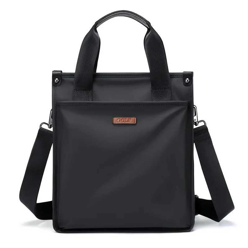 GOLF Men Briefcase Bag Office Bags for Business Man Leather Handle Shoulder Messenger Bags Light Weight Waterproof Handbags 2024 W250610