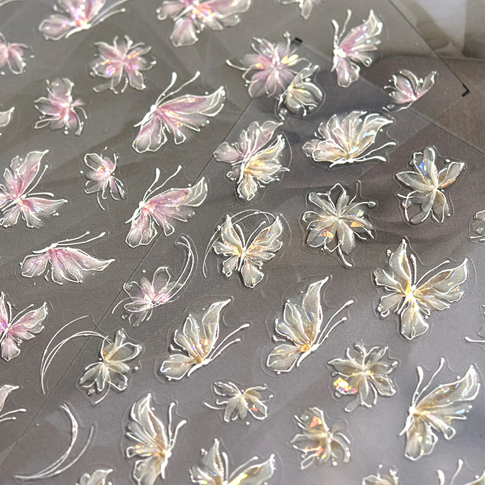 DIY Nail Stickers Fairy Butterfly Art Tips Selfadhesive n Decals for women manicure accessories 250605
