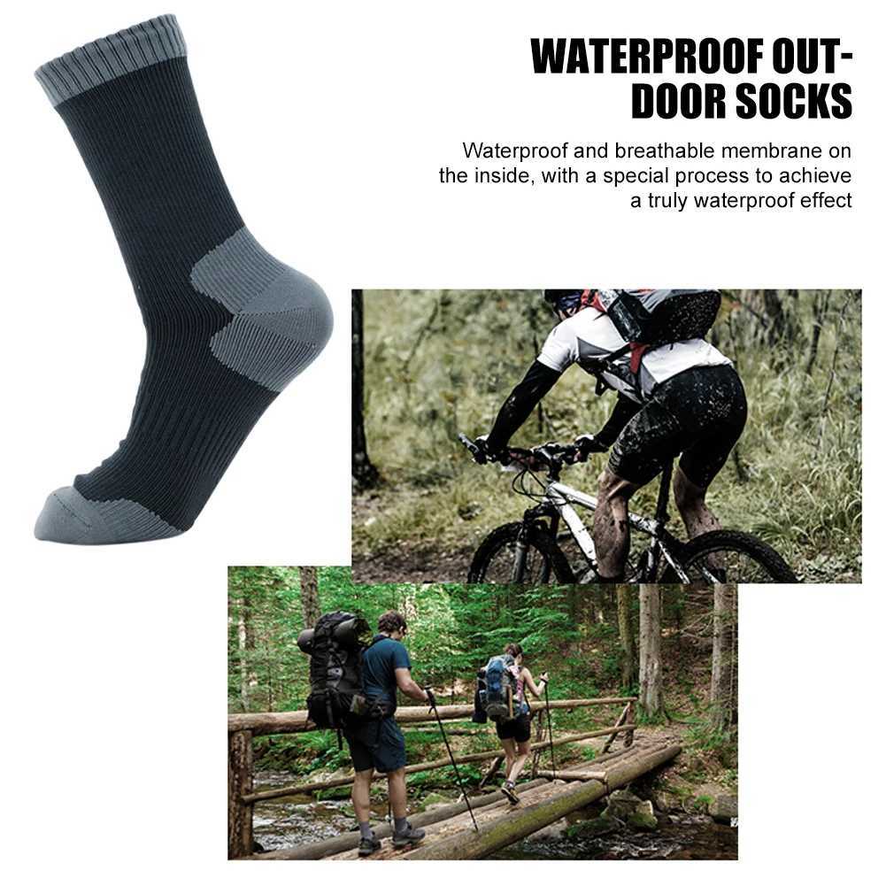 Practical Snow Warm Waterproof Socks Multipurpose Outdoor Sports Nylon/Rubber Socks for Outdoor Hiking Wading Camping Fishing Z250610