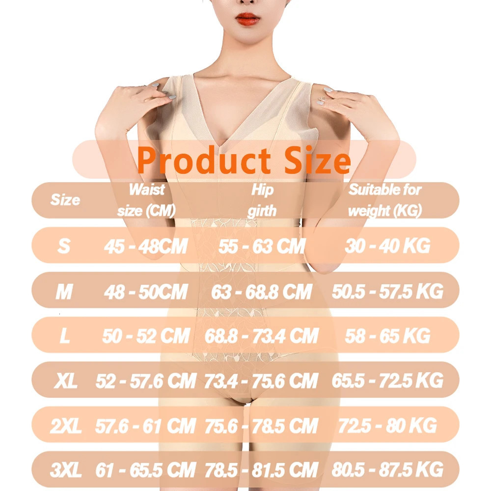 Women Tummy Control Slimming Shapewear Full Body Fajas OnePiece Shaper Waist Trainer Underwear Flat Belly Underbust Corset 250610