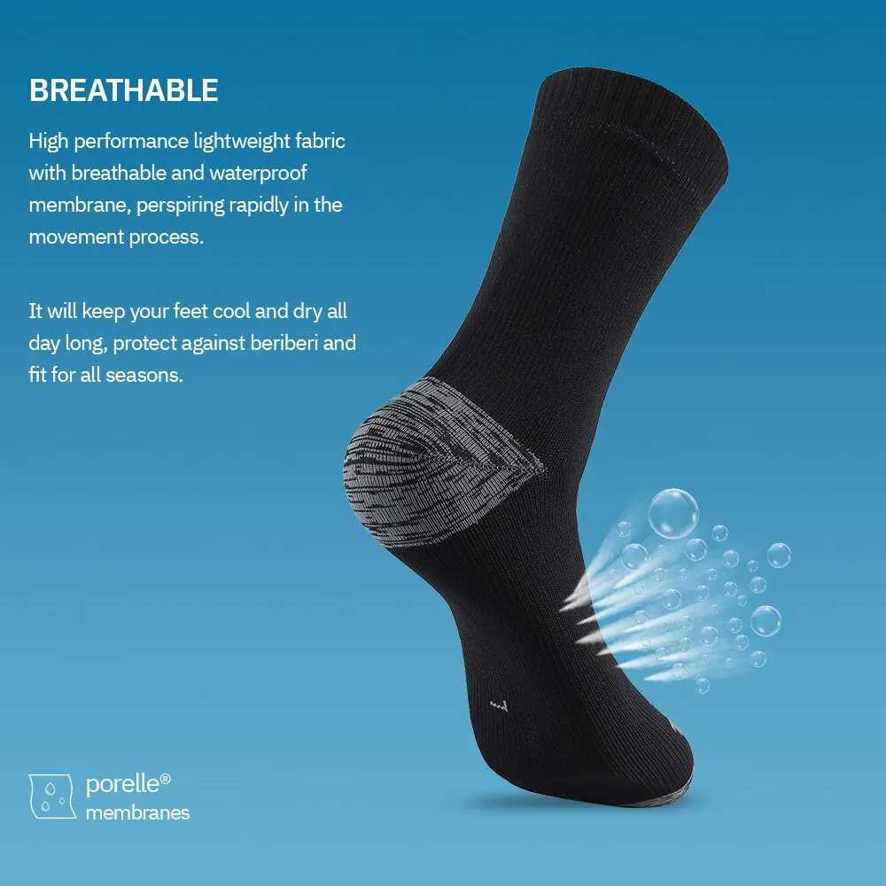 Waterproof Socks for Men Warm Snow Thermal Sports Sock PORELLE MEMBRANES Snowboard Cycling Ski Winter Black Blue Z250610