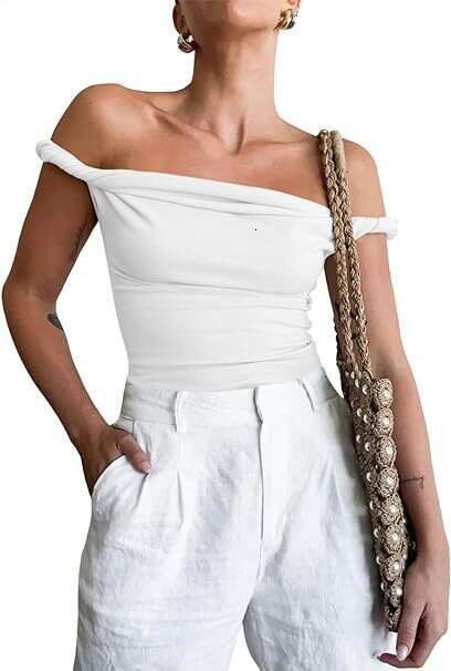 Women's T-Shirt Tank Twist Knot Strap Vest Sexy New Fashion Crop Top B5