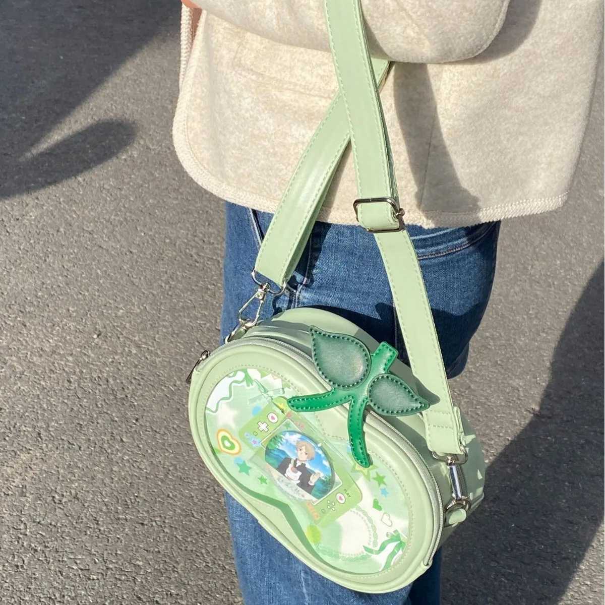 Cartoon Cute Girl Ulzzang Y2k Ita Bag New Original Niche Design Fashionable Exquisite Crossbody Bag JK Uniform Shoulder Bag XJ250610