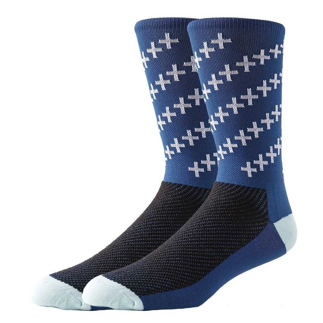 6Pairs Men Women Non Slip Sole Sport SOCKS for Basketball Baseball Soccer Cycling Tennis Z250610