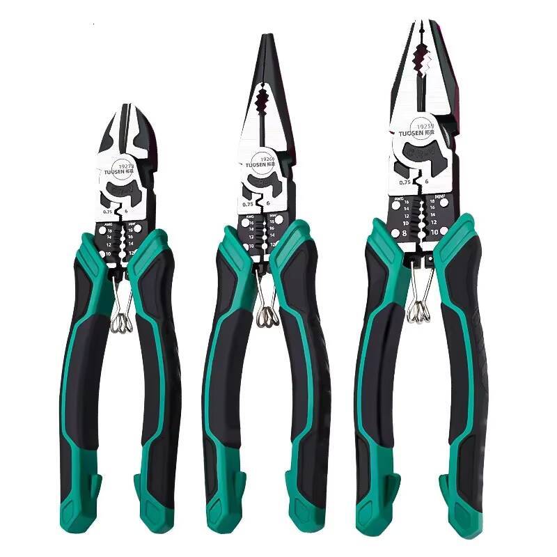 Multifunctional Diagonal Needle Nose Hardware Tools Universal Cutters Electrician Wire Pliers Set
