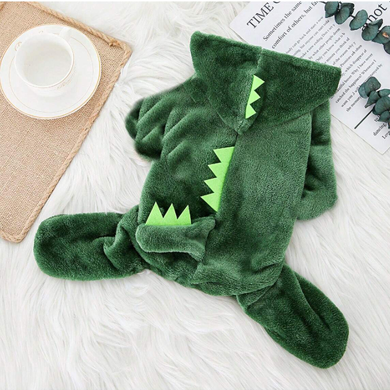 Pet Cute Embroidered Dinosaur Transformation Costume