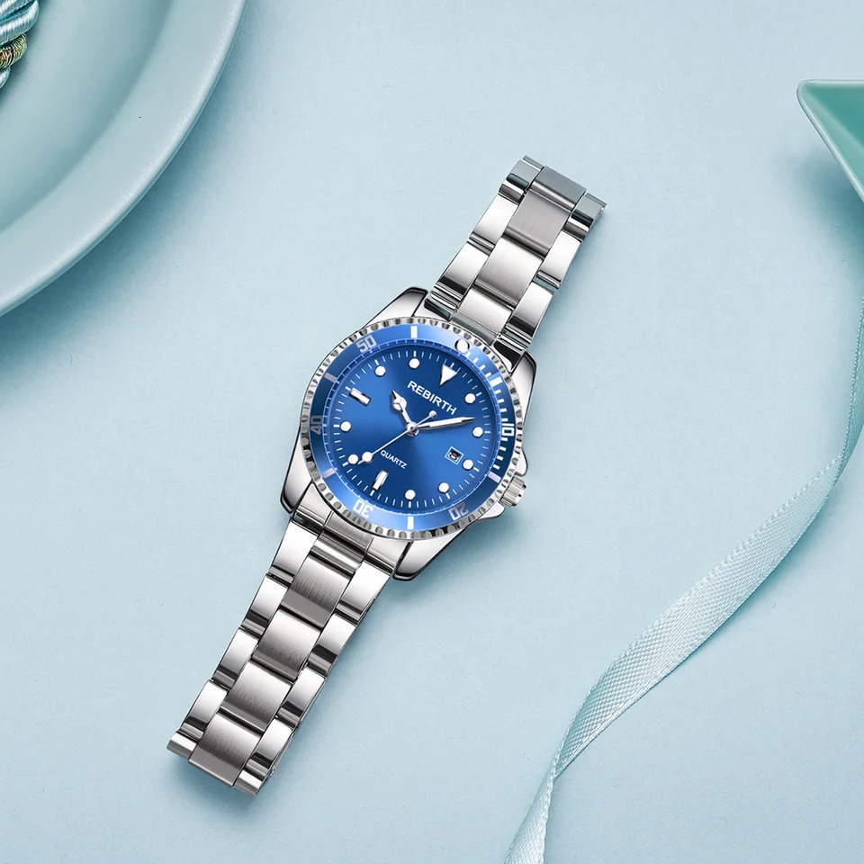 Ladies Stainless Steel Strap Elegant Business Classic Quartz Watch 250606