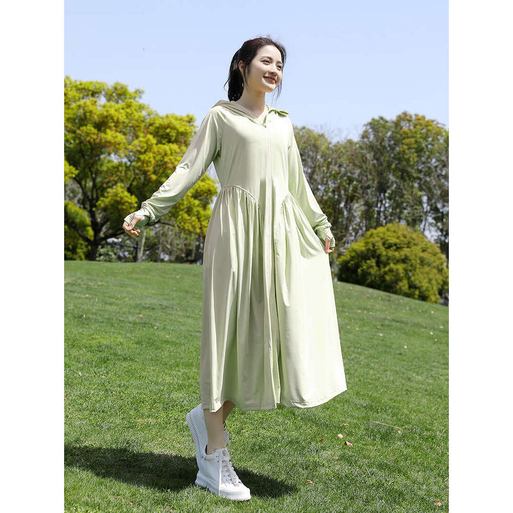 Designer Clothing 2025 Long Full Body For Women, Summer Ice Silk UV Skirt, Slim Fit Jacket With Large Brim Sun Protection Clothing
