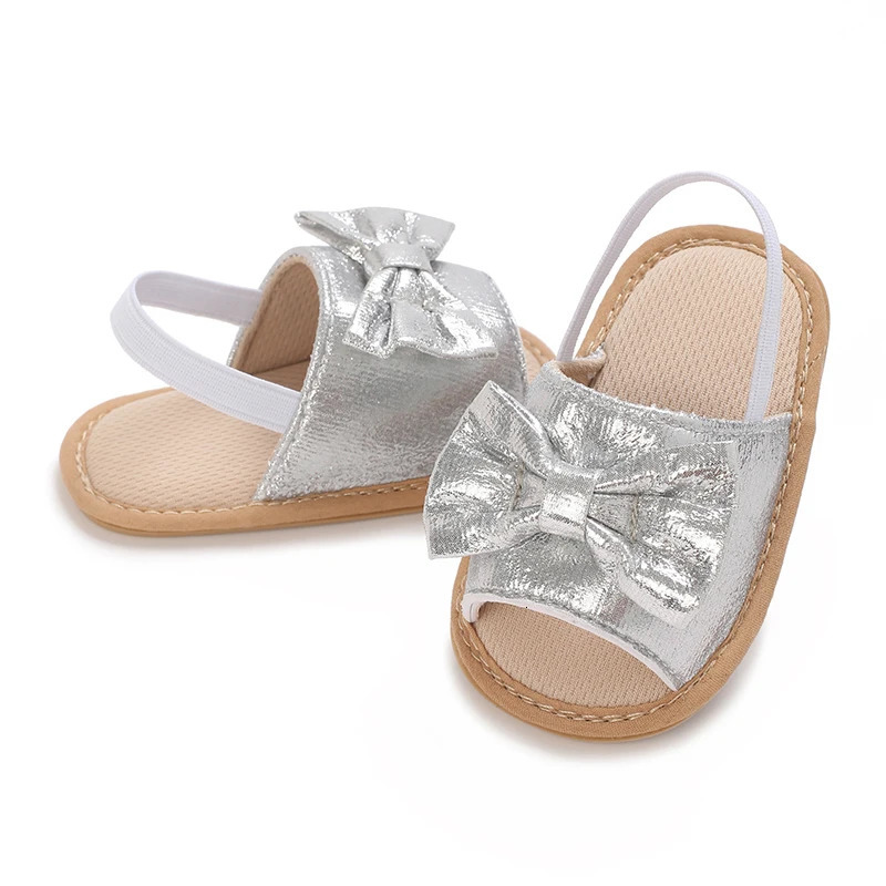 Summer Infant Baby Girls Sandals Cute Toddler Shoes Big Bow Princess Casual Single Shoes Baby Girls Shoes 0-18M 250611