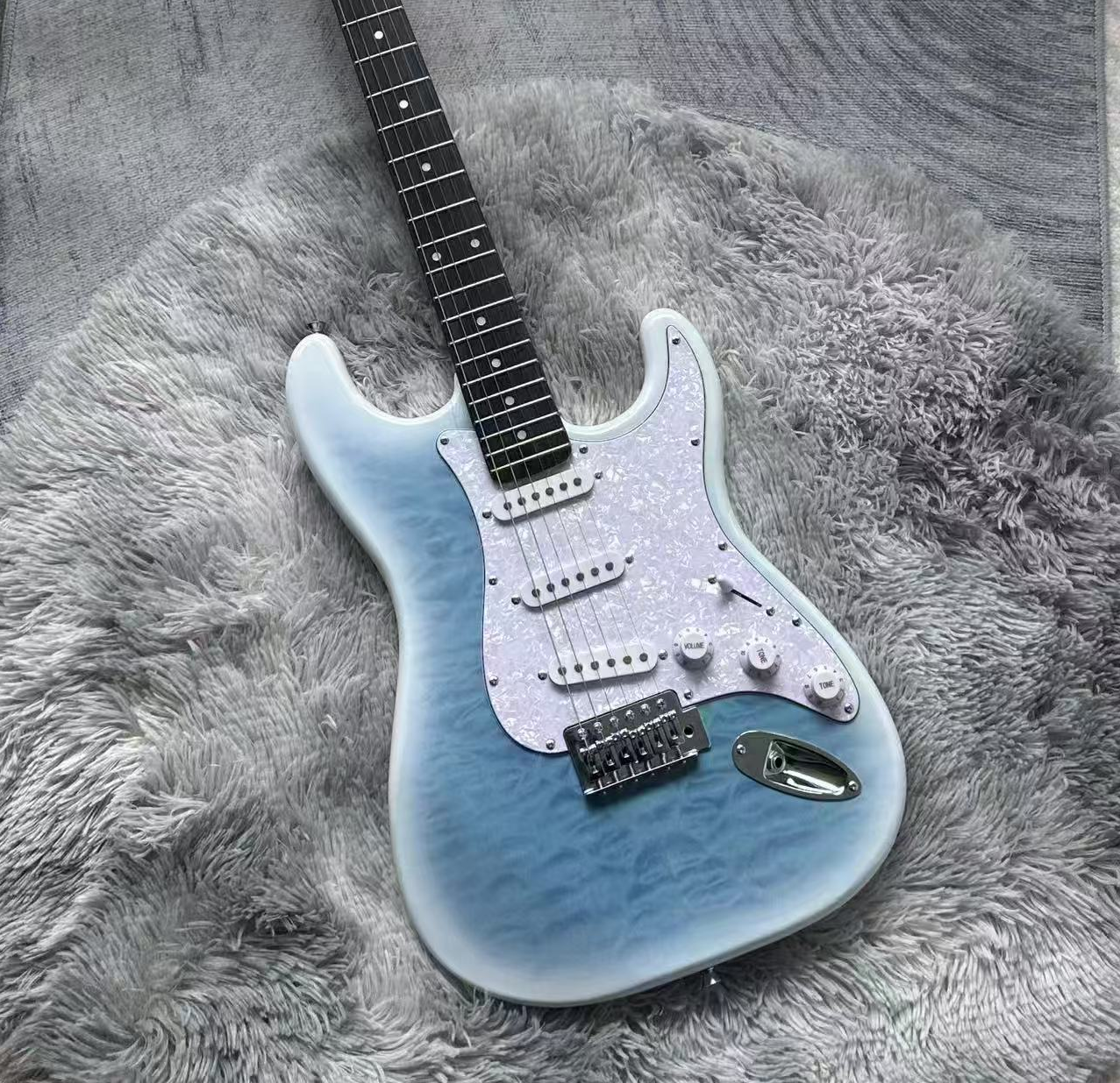 Beginner's Single Coil & Dual Pickup Ocean Design Electric Guitar