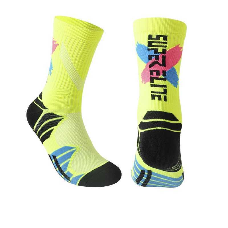 Mens High Tube Professional Practical Basketball Socks Contrast towel bottom thickened shock absorption Women Socks Z250610