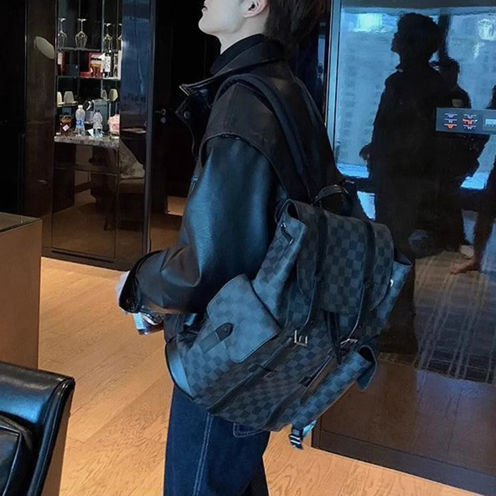 Mens Pu Jacket Motorcycle Punk Style Pu Leather Jacket Autumn Rock Workwear Trend Streetwear Trend Pu Jacket MenS Clothing 250611