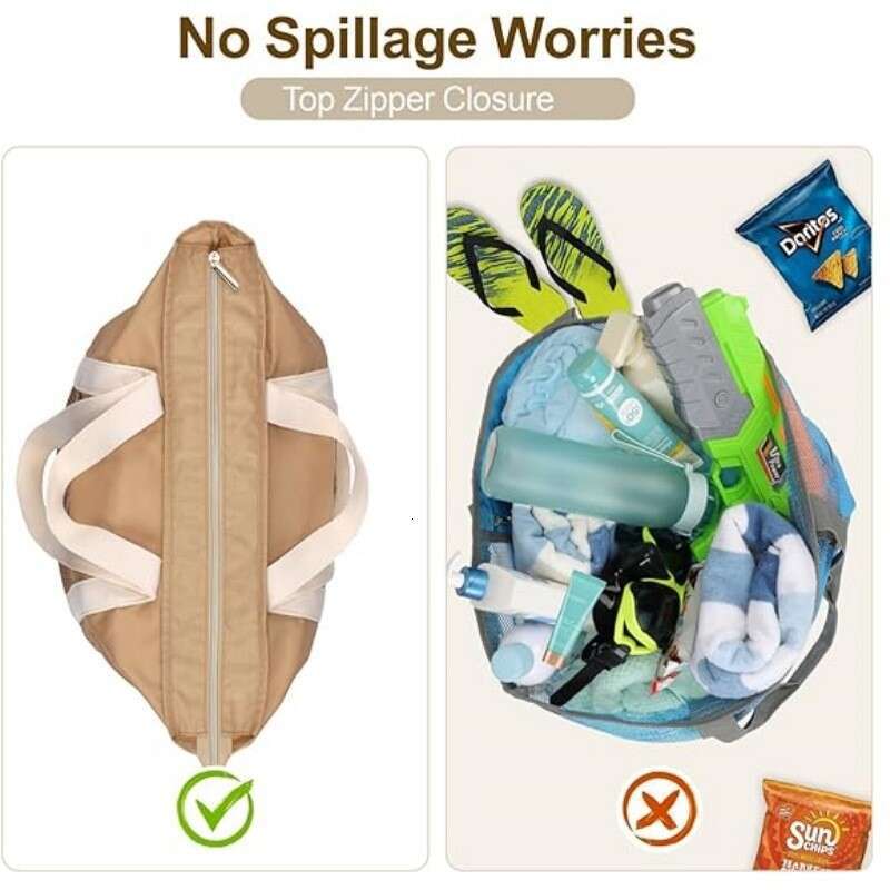 Waterproof Sandproof Beach Women's Handbag Travel Swimming Carry Tote Bag