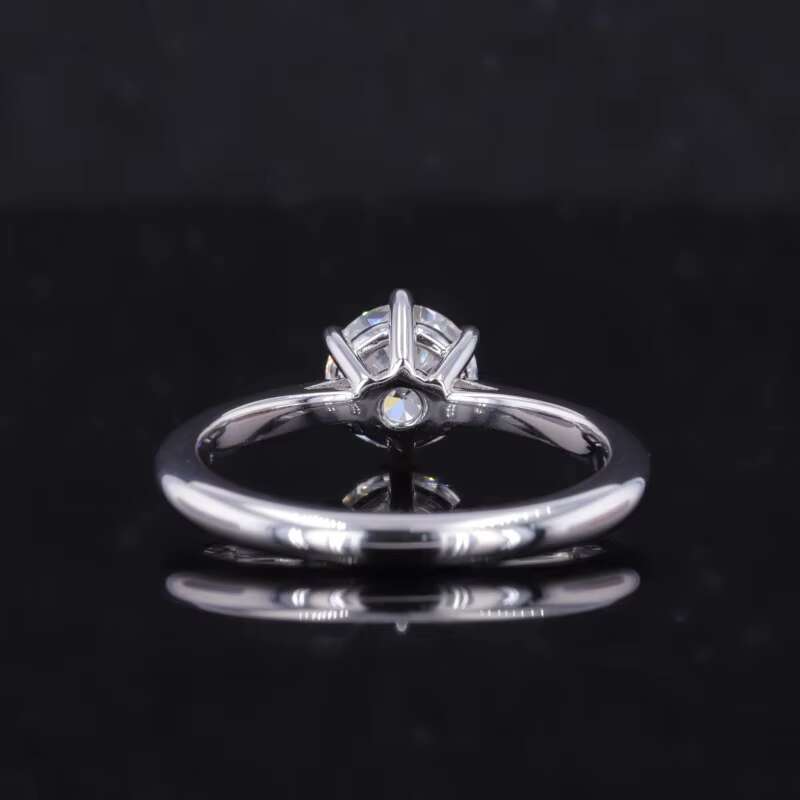 Starsgem Lab Grown Diamond Hpht Cvd 14k White Gold Wedding Engagement Ring Certified Lab Grown Diamond Ring