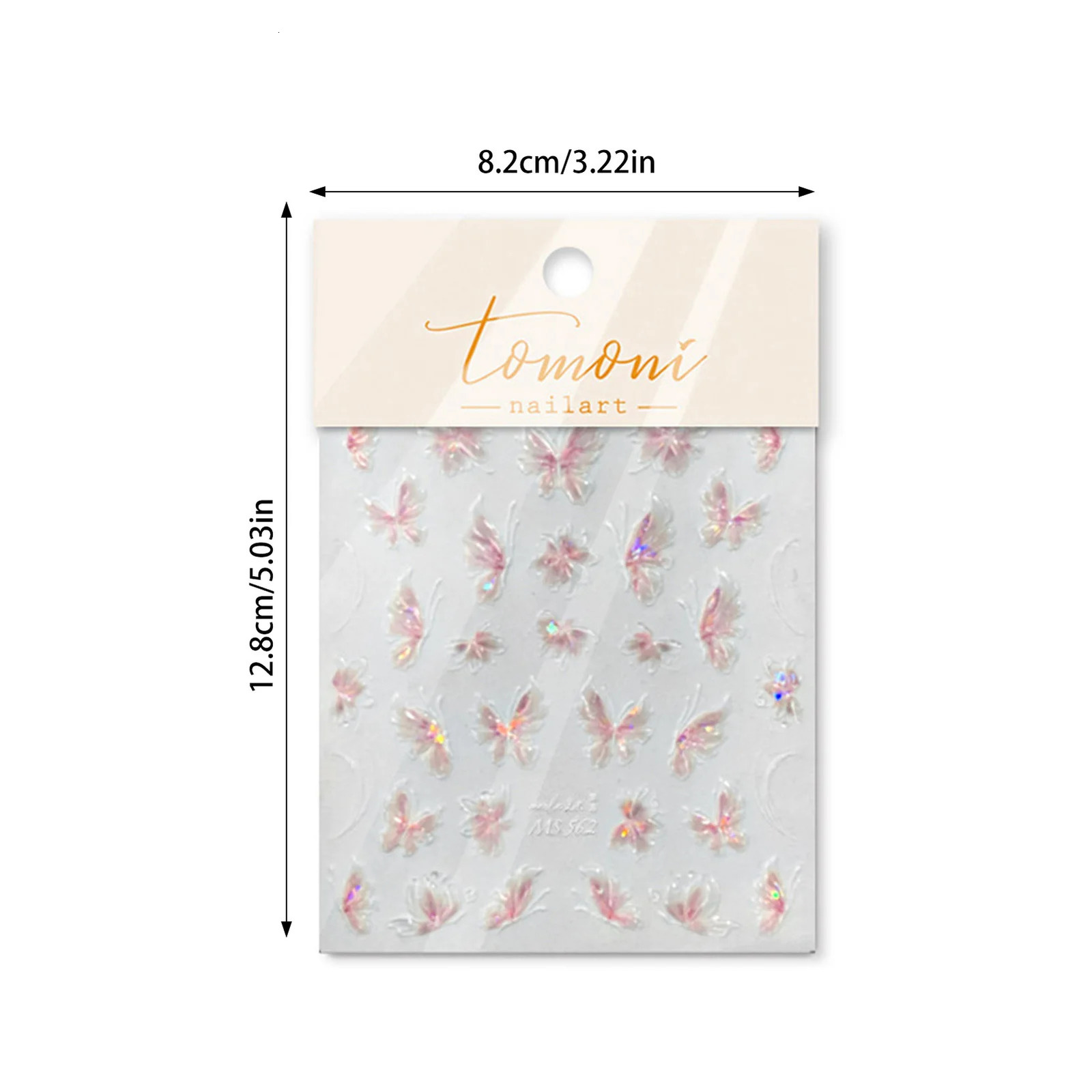 DIY Nail Stickers Fairy Butterfly Art Tips Selfadhesive n Decals for women manicure accessories 250605