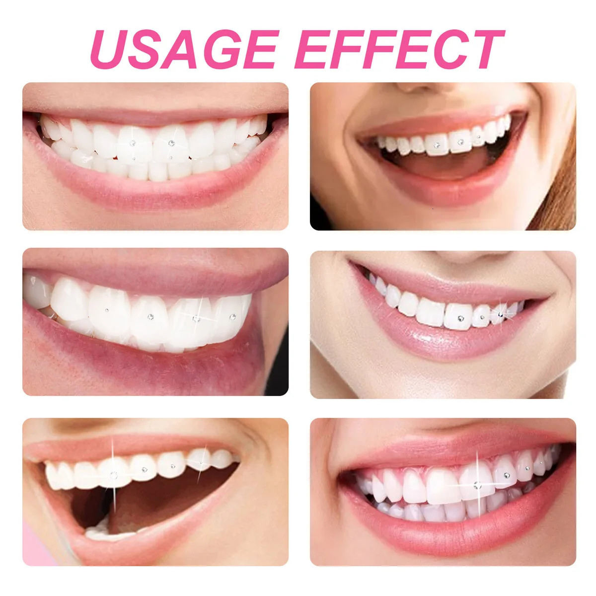 Teeth Gem Grills Set Hip Hop Party DIY Dental Diamonds Gift Kit Holiday Valentines Day Mothers Day Halloween Christmas 250610