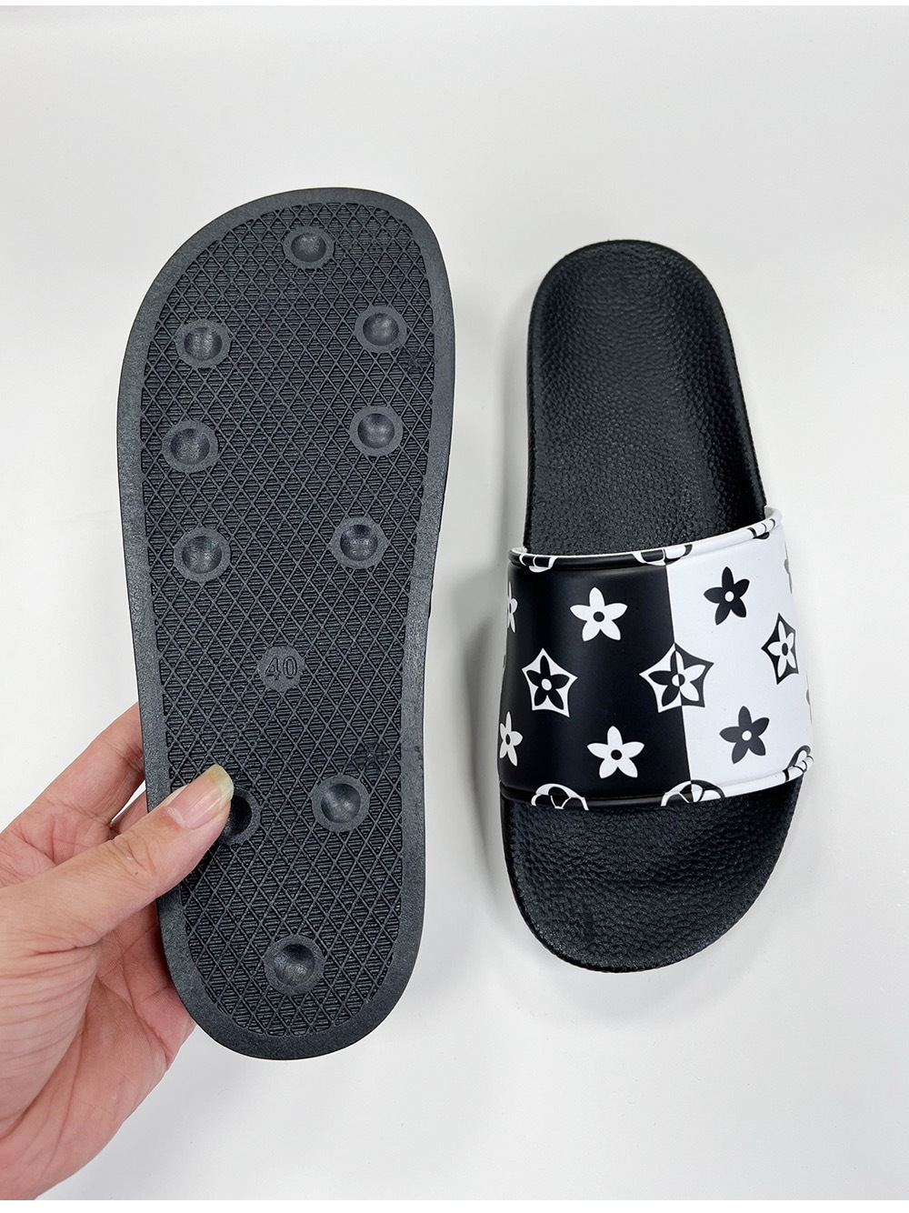 Fashion Trendy Unisex Summer New Print Slippers Indoor Outdoor Anti Slip Beach Comfortable Sandals Women Men Plus Size 36-45 Free Shipping
