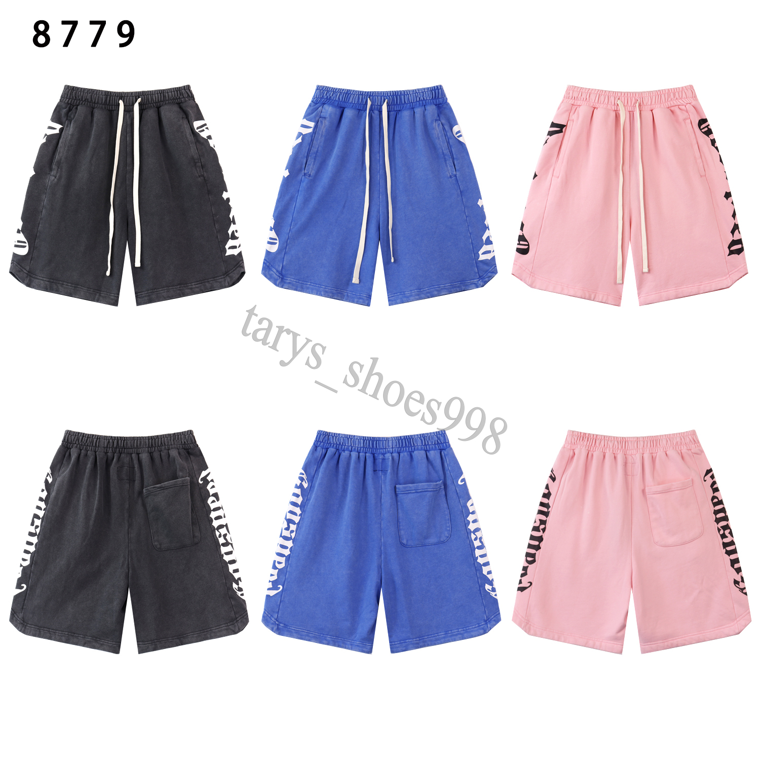 Godspeed designer shorts High Quality trend label drawstring loose sweatpants letter reflective hip-hop summer cotton beach style basketball pants men Short Pants