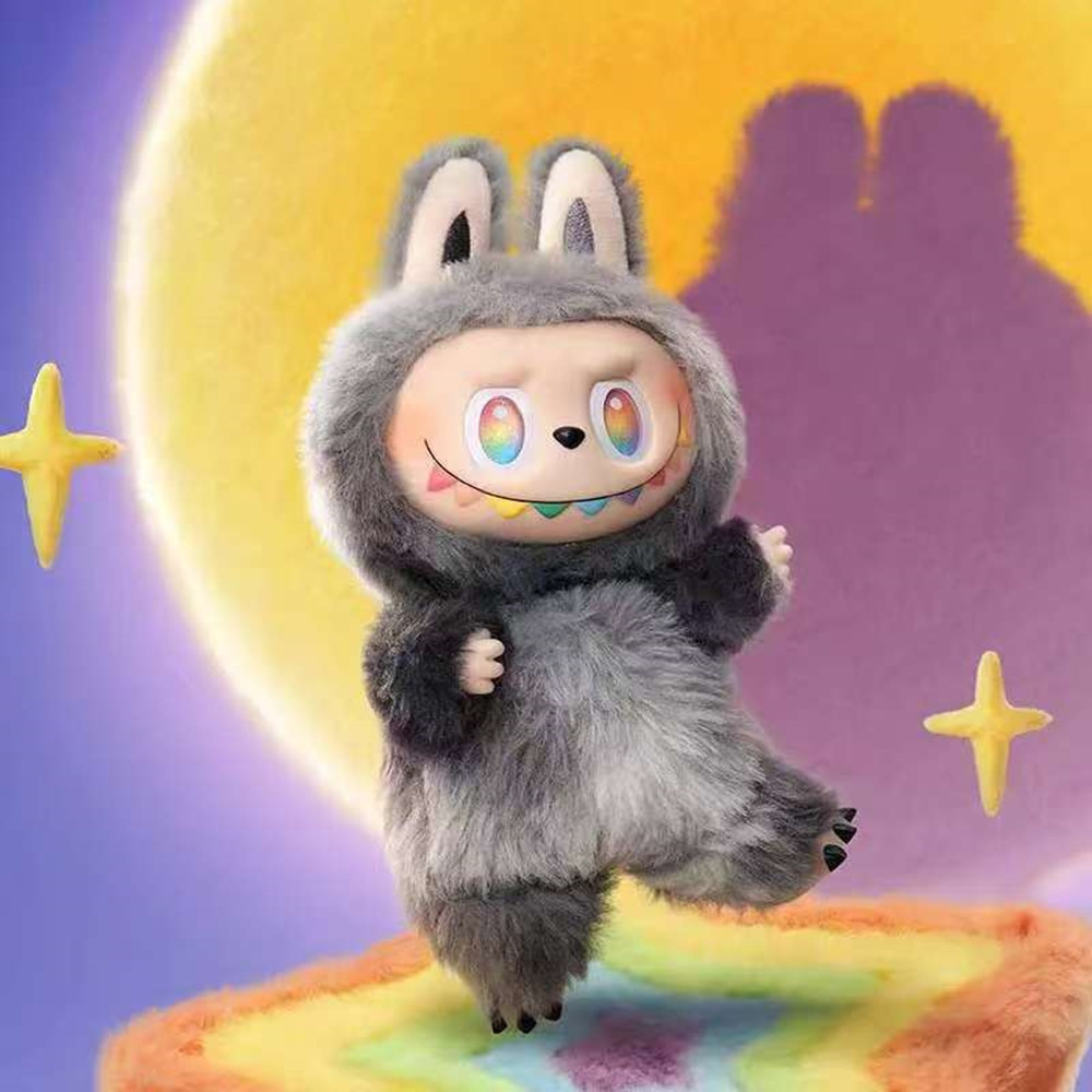 Vinyl Face Plush Doll Toy Figure & Hanging Ornament Christmas Gifts For Kids Perfect Children Cute Holiday Blind Box Designer 002# Labubu