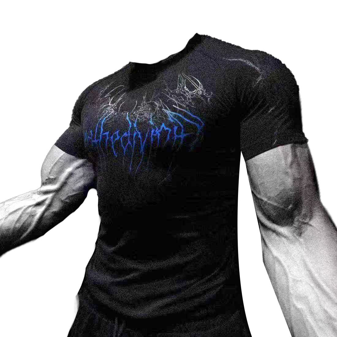 Men's tshirt designer Y2k Gothic tees Breathedivinitys hoodies gym sports oversized short sleeve men bone splitter tee divinitys Joggers short