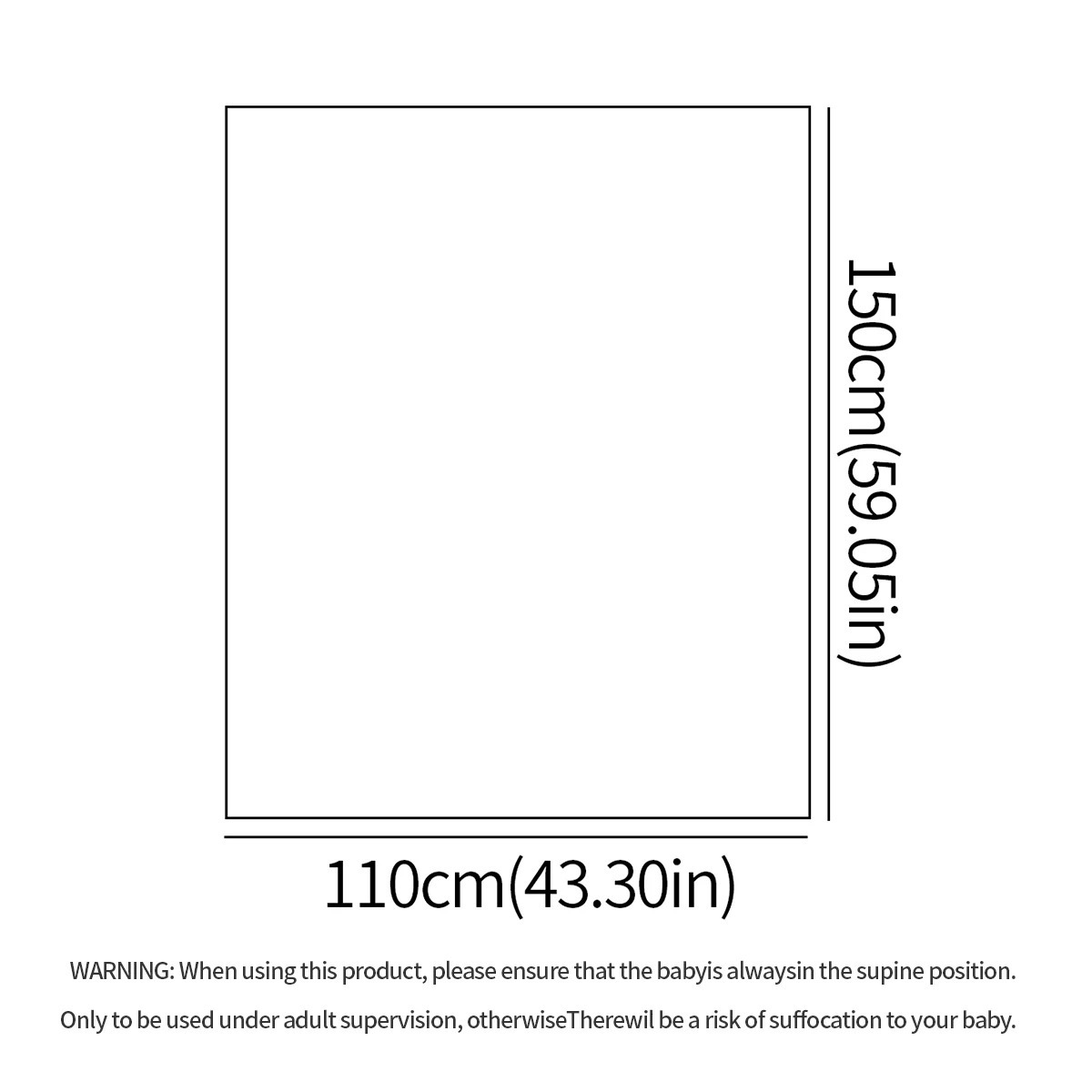 HappyFlute 150x110cm Double-Sided Skin-Friendly Soft blanket Soothing Cool Summer Quilt for Infants 250527