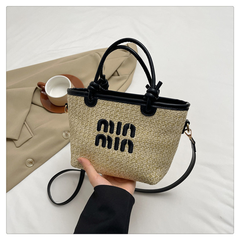 free shipping designer Cross Body bag for woman fashion Casual handbag versatile straw shoulder bag
