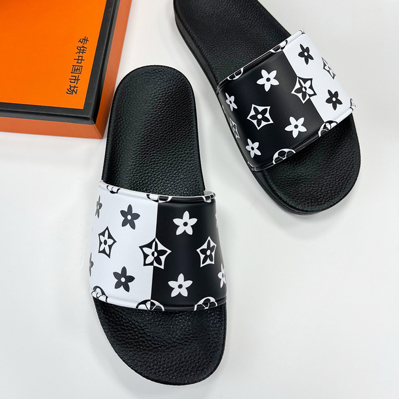Fashion Trendy Unisex Summer New Print Slippers Indoor Outdoor Anti Slip Beach Comfortable Sandals Women Men Plus Size 36-45 Free Shipping