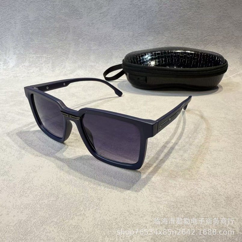 Fashionable High-Quality Square Frame Men, Outdoor UV Protection Polarized Sunglasses For Driving And Fishing